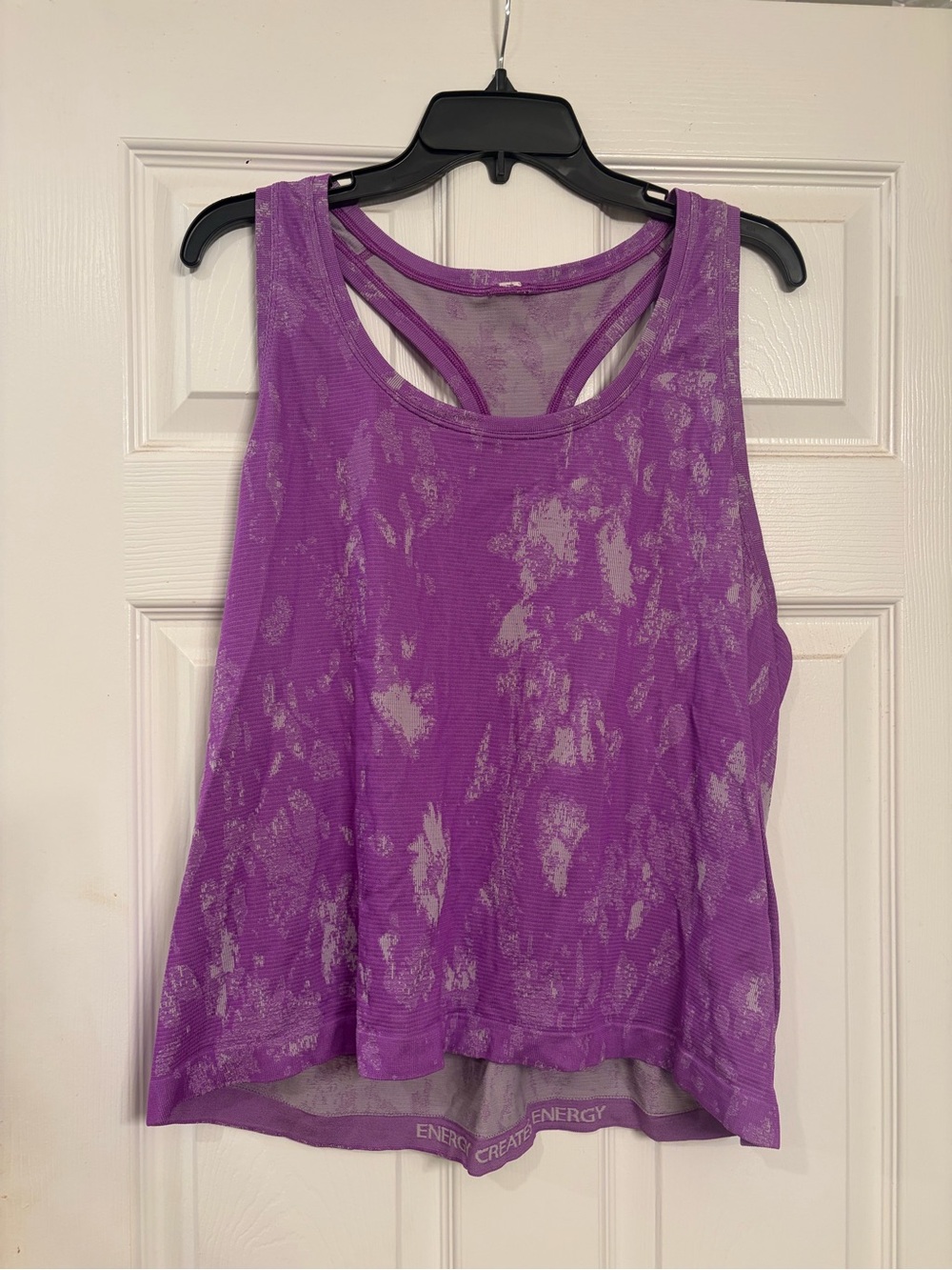 Lululemon Purple Pattern Active Tank Top